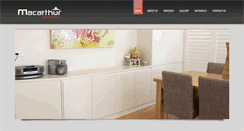 Desktop Screenshot of macarthurkitchens.com.au